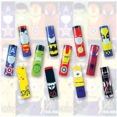 Battery Wraps Characters Assorted